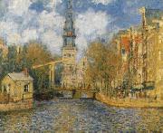 Claude Monet The Zuiderkerk in Amsterdam oil painting
